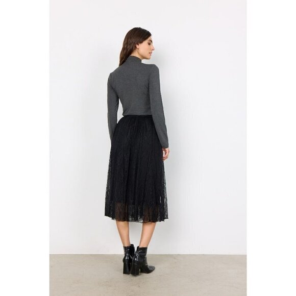 NWT SOYA CONCEPT VELIDA Black Lace Skirt - Picture 3 of 4